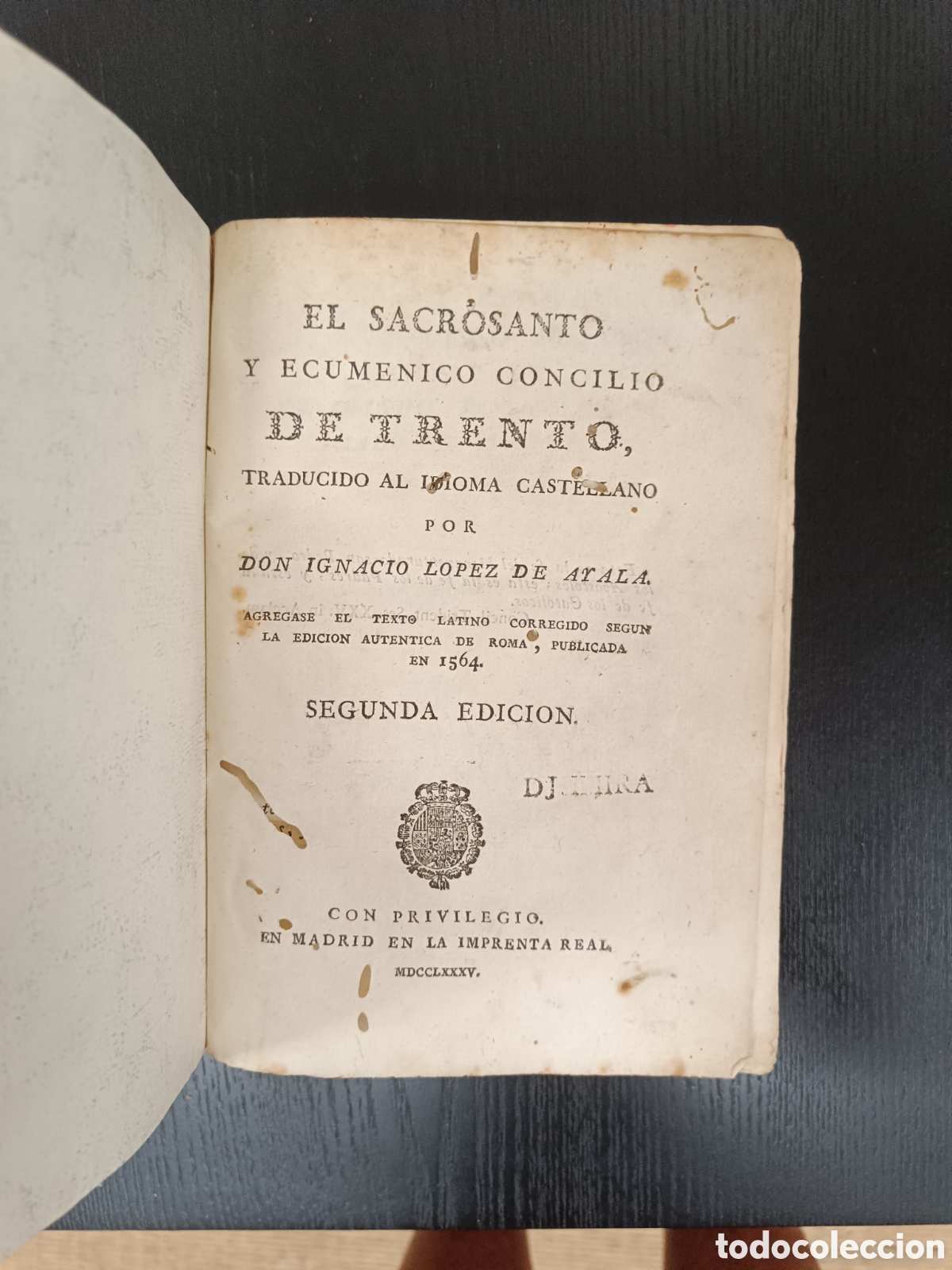 Libros antiguos: Concilio de Trento colecci&oacute;n antigua - Foto 2
