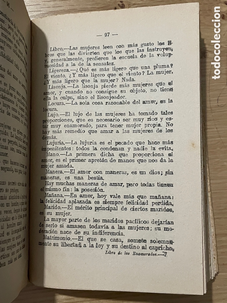 Libros antiguos: El libro de los enamorados. Editorial Maucci. - Foto 4