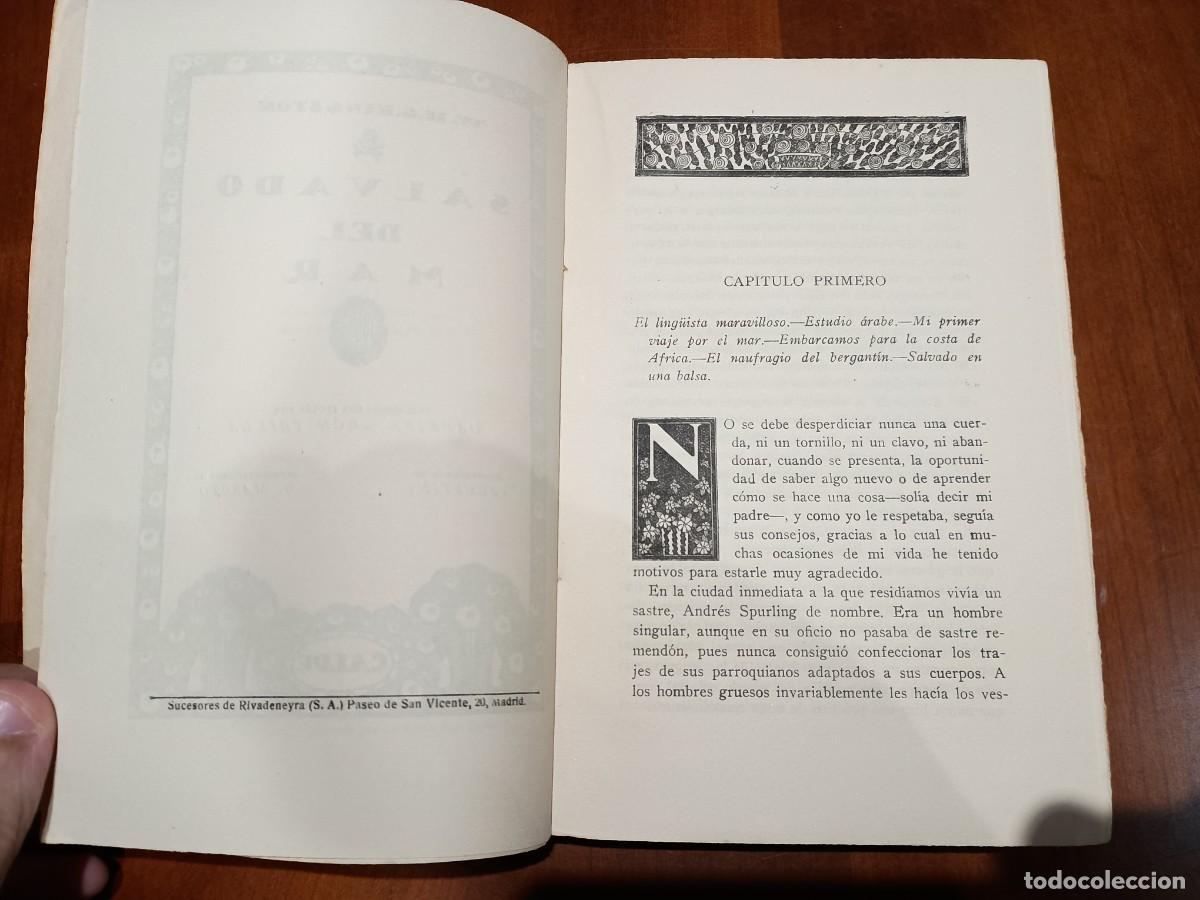 Libros antiguos: Salvado del mar Kingston Editorial Calpe - Foto 4