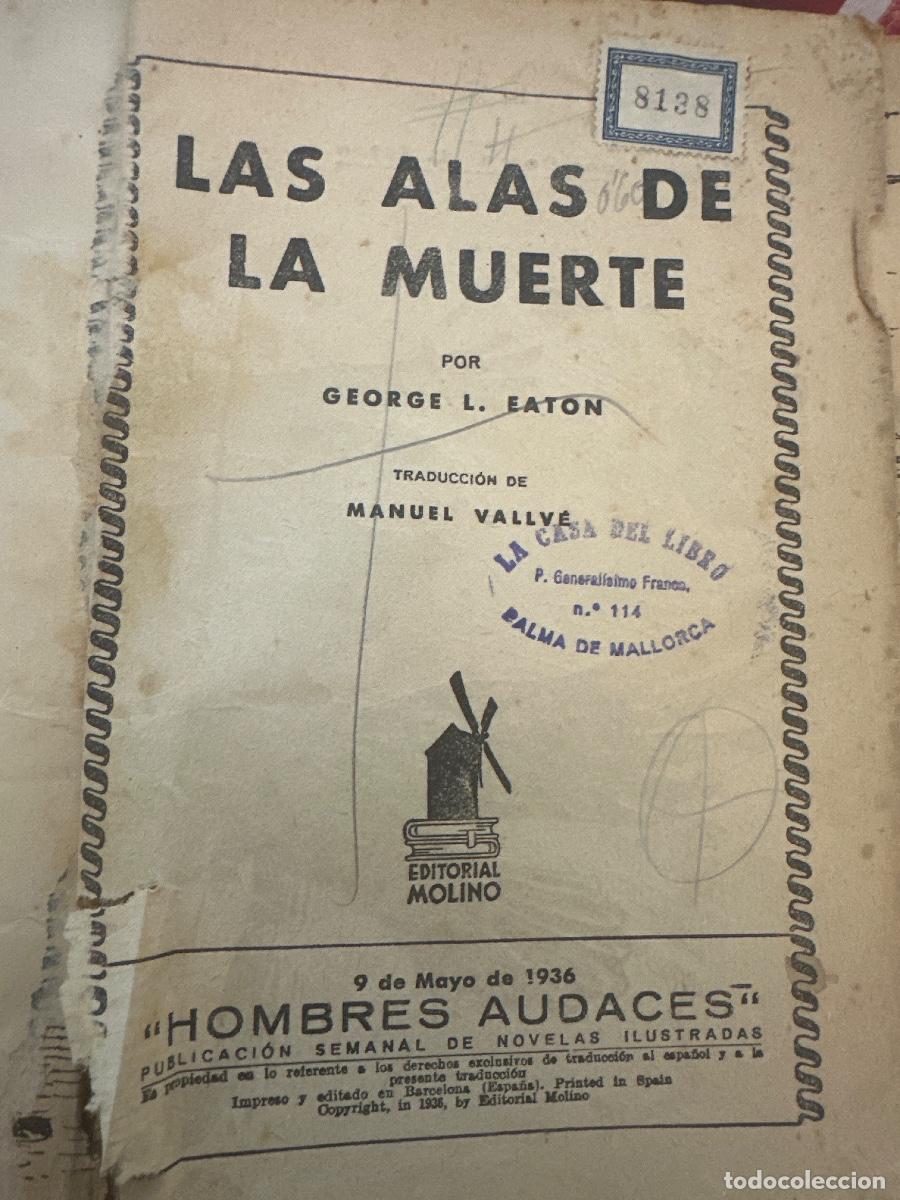 Libros antiguos: Ejemplar original Hombres Audaces - Foto 2