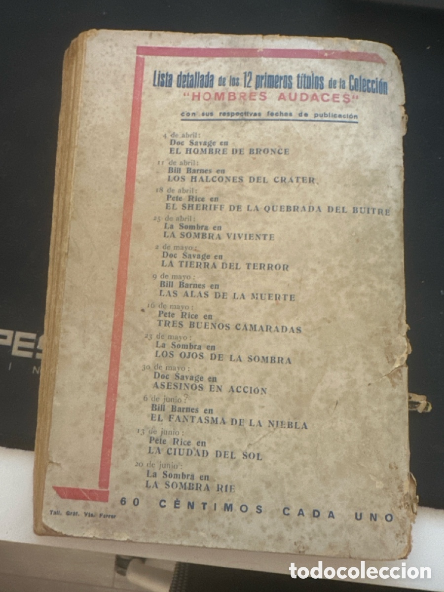 Libros antiguos: Ejemplar original Hombres Audaces - Foto 4
