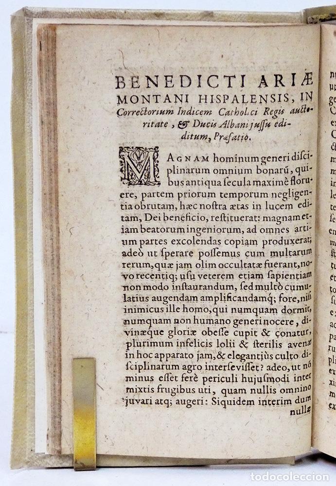 Libros antiguos: INDEX EXPURGATORIUS LIBRORUM. 1609. [&Iacute;ndice de libros prohibidos] - Foto 3