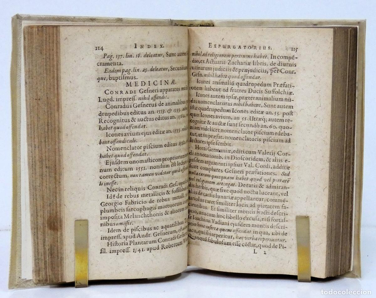 Libros antiguos: INDEX EXPURGATORIUS LIBRORUM. 1609. [&Iacute;ndice de libros prohibidos] - Foto 4