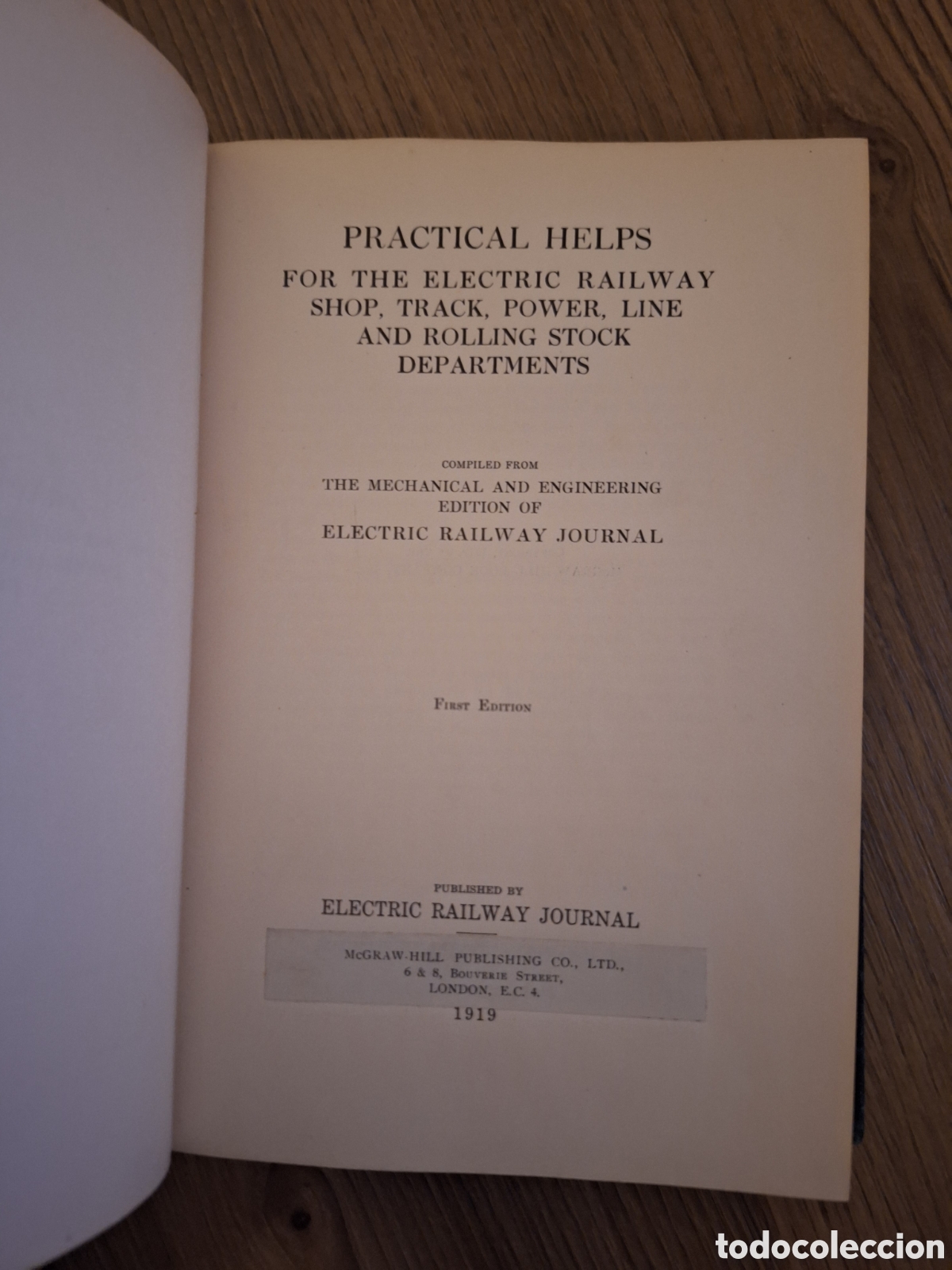 Libros antiguos: Practical Helps for Electric Railway Men, 1919 - Foto 3