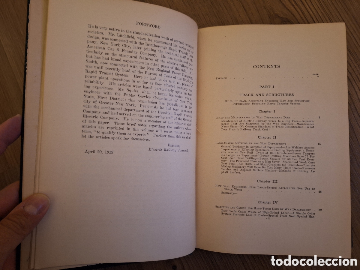 Libros antiguos: Practical Helps for Electric Railway Men, 1919 - Foto 4