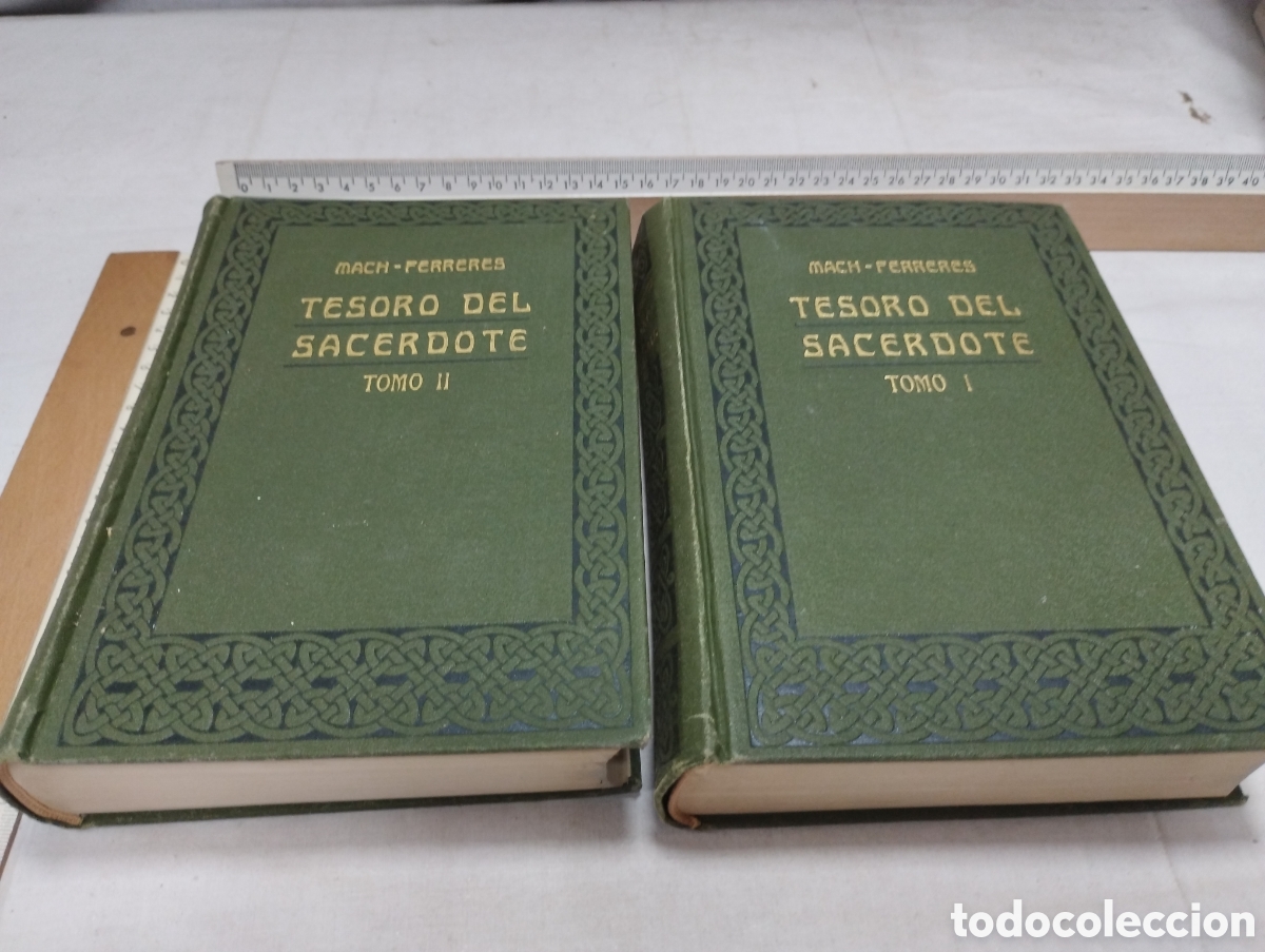 Libros antiguos: Tesoro del sacerdote. Mach-Ferreres, 1927 - Foto 1