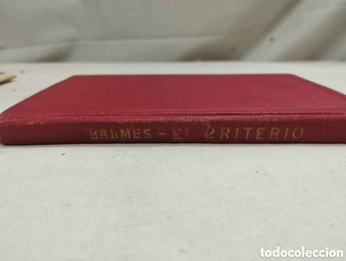 Libros antiguos: El criterio. Balmes, 1926 - Foto 3