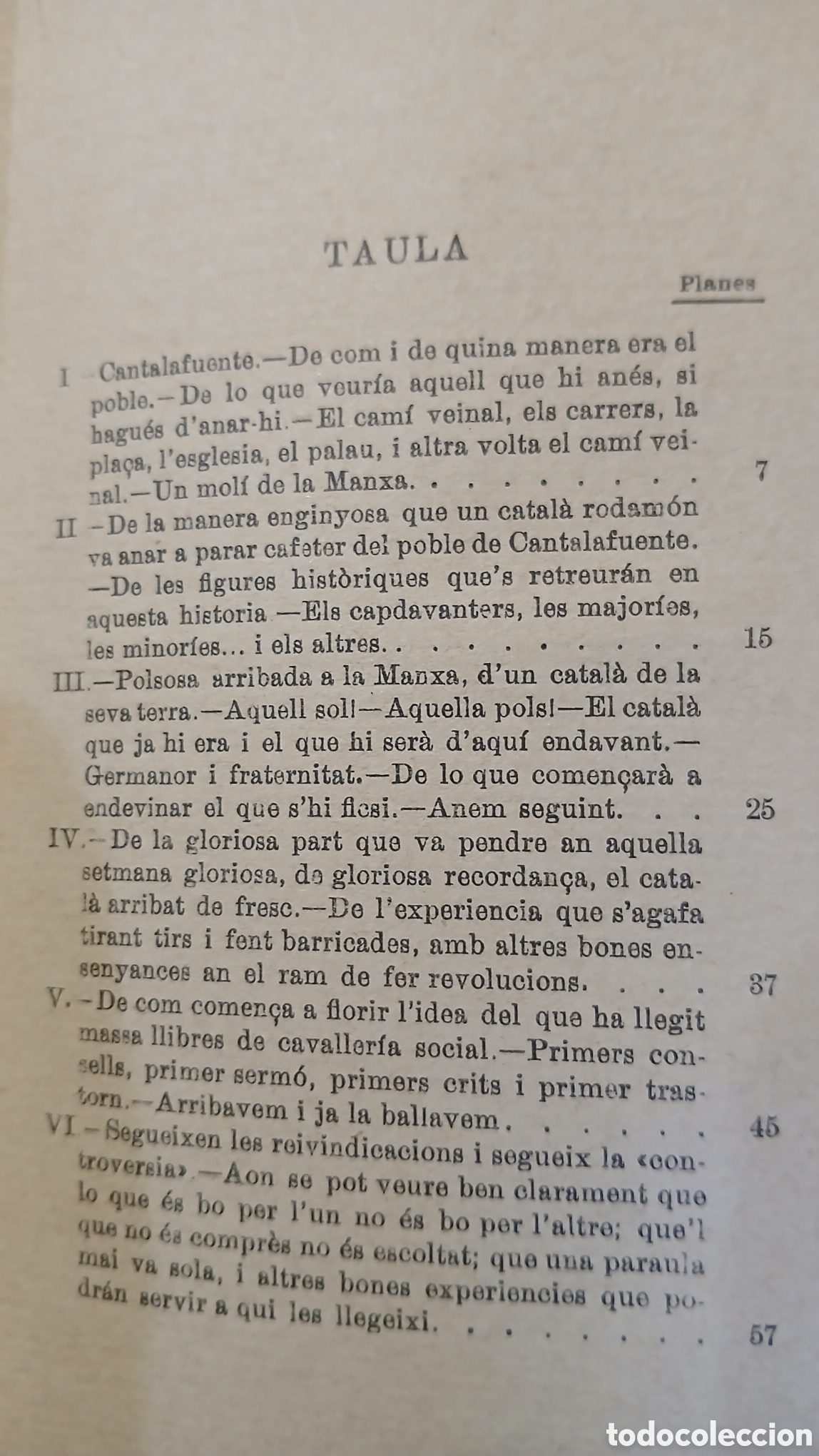 Libros antiguos: El Catal&agrave; de la Mancha, - Foto 3