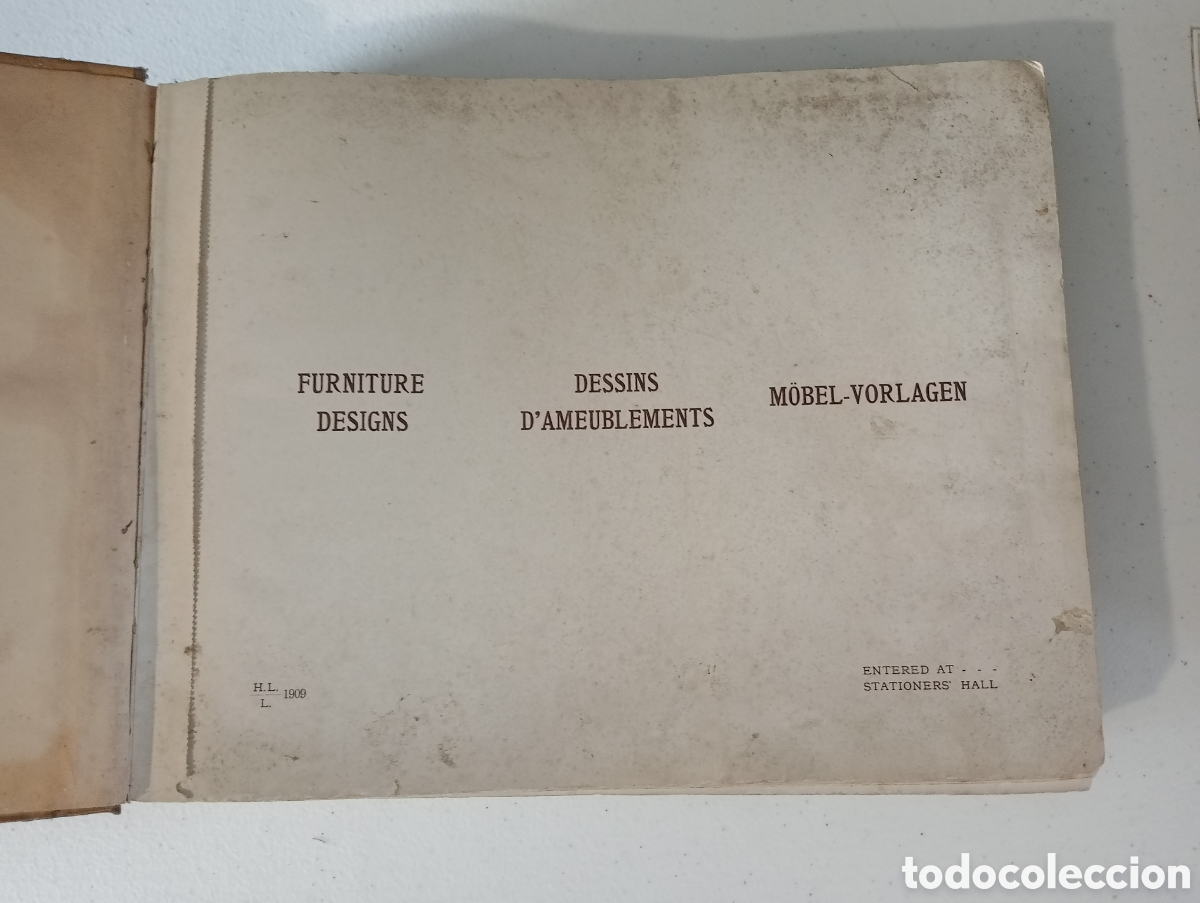 Libros antiguos: Cat&aacute;logo de muebles a&ntilde;o 1909 - Foto 5