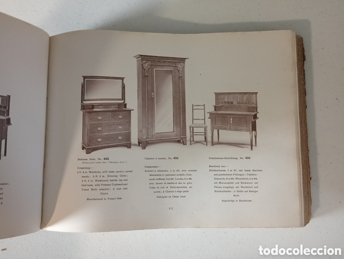 Libros antiguos: Cat&aacute;logo de muebles a&ntilde;o 1909 - Foto 9