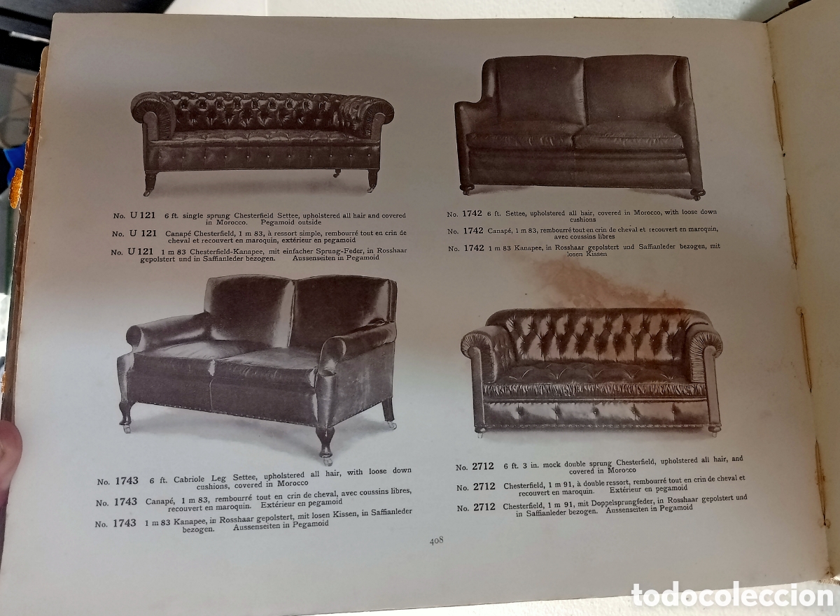 Libros antiguos: Cat&aacute;logo de muebles a&ntilde;o 1909 - Foto 10