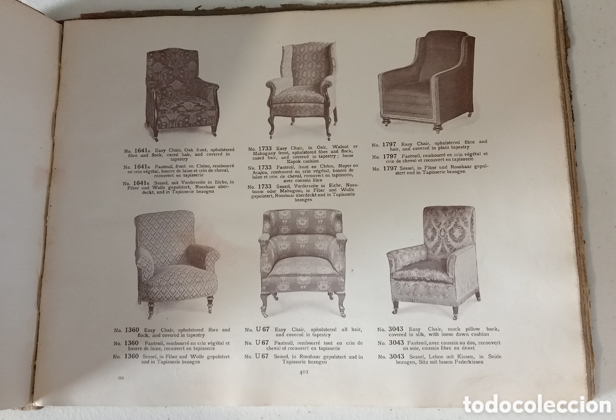 Libros antiguos: Cat&aacute;logo de muebles a&ntilde;o 1909 - Foto 11