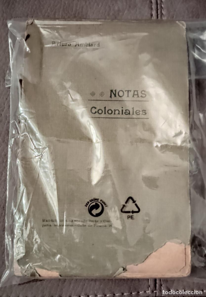Libros antiguos: NOTAS COLONIALES, ARTURO AMBLARD, Env&iacute;o gratis, CUBA - Foto 1