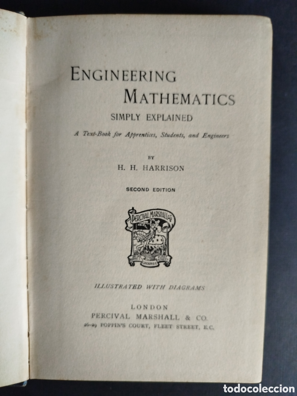 Libros antiguos: &rdquo;ENGINEERING MATHEMATICS SIMPLY EXPLAINED&rdquo; H.H. HARRISON. - Foto 2