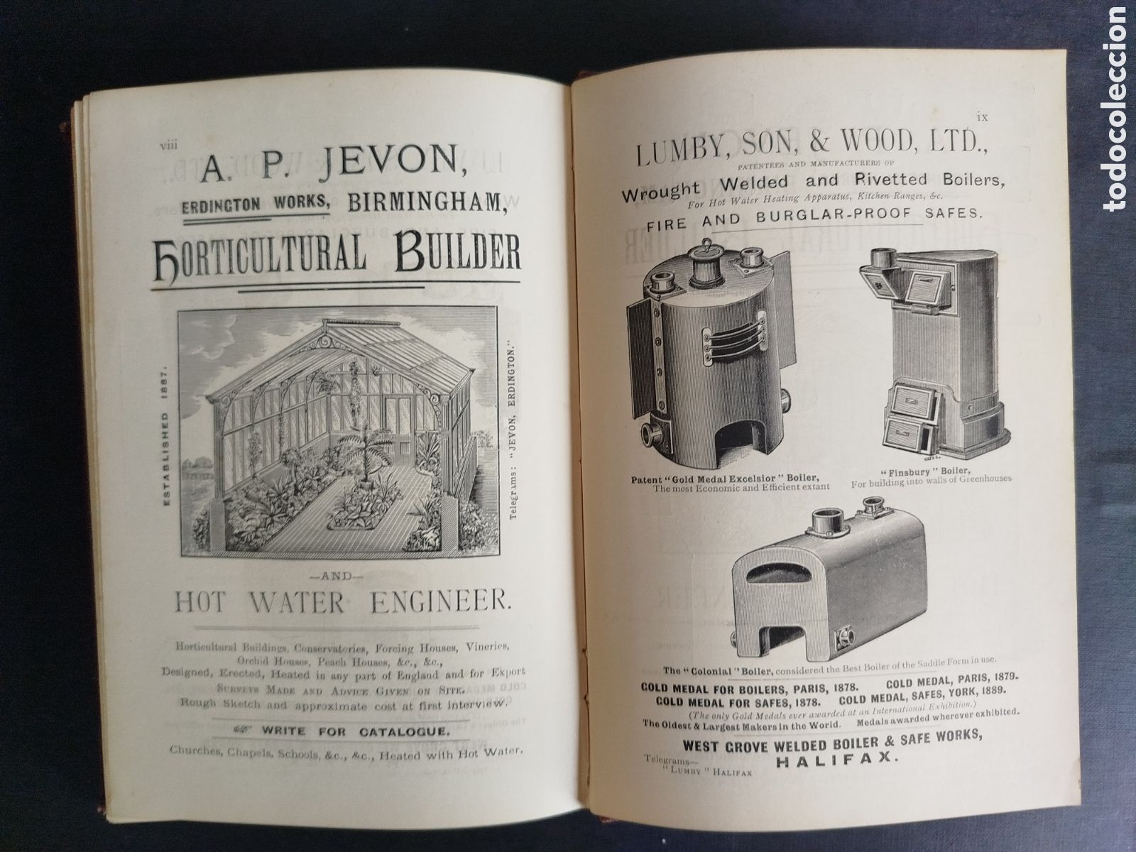 Libros antiguos: &rdquo;HEATING BY HOT WATER&rdquo; WALTER JONES. 1894 - Foto 8