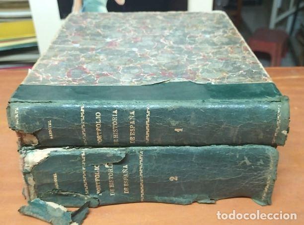 Libros antiguos: PORTFOLIO HISTORIA DE ESPA&Ntilde;A 2 TOMOS - Foto 2