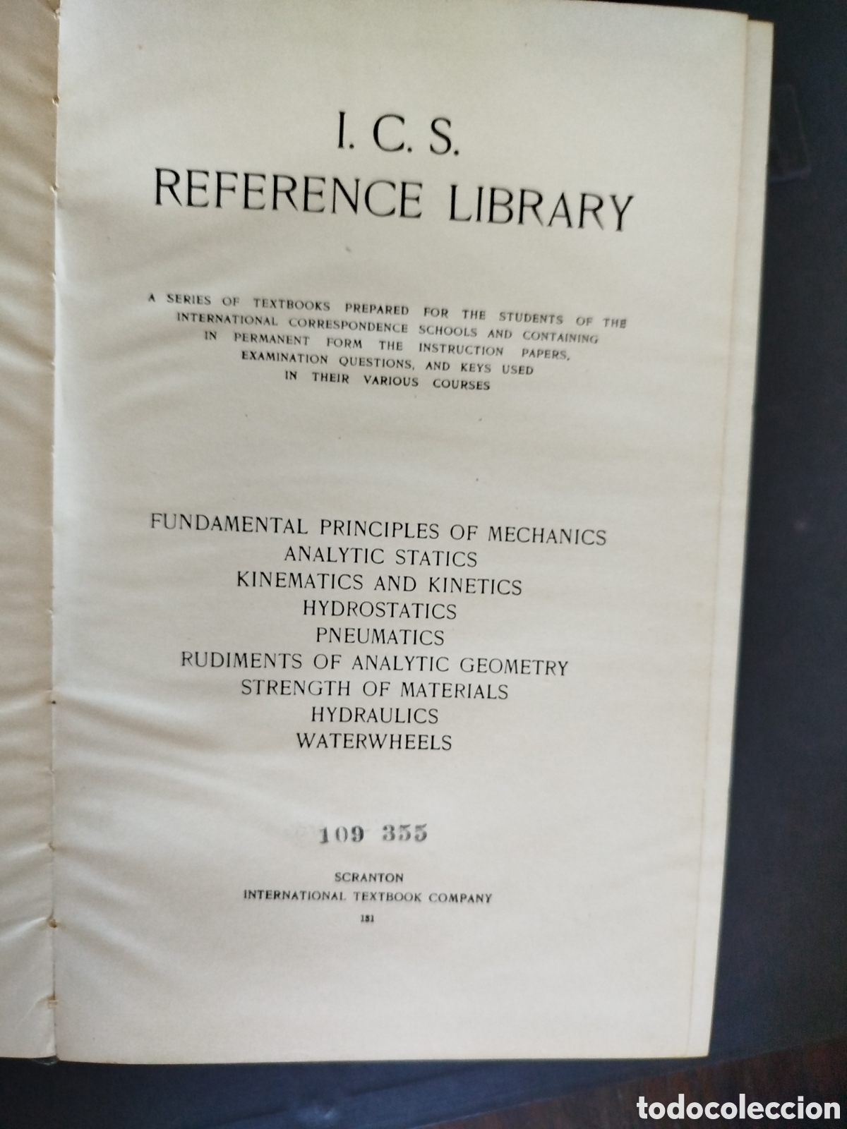 Libros antiguos: I.C.S. REFERENCE LIBRARY. - Foto 5
