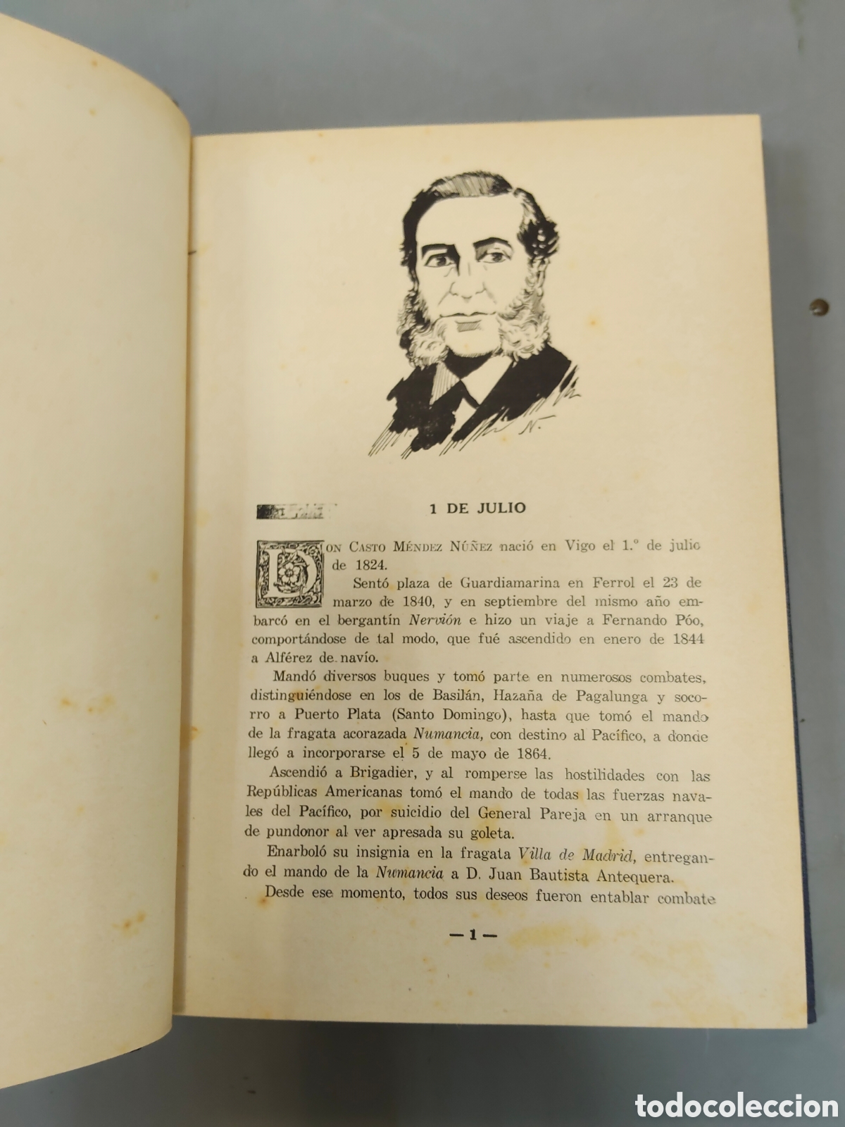 Libros antiguos: Calendario Efemerico de Ejercito y Armada - Foto 3