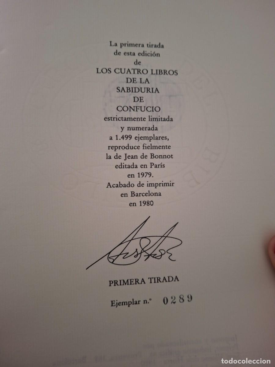 Libros antiguos: Los cuatro libros de la sabiduria de confucio - Foto 2