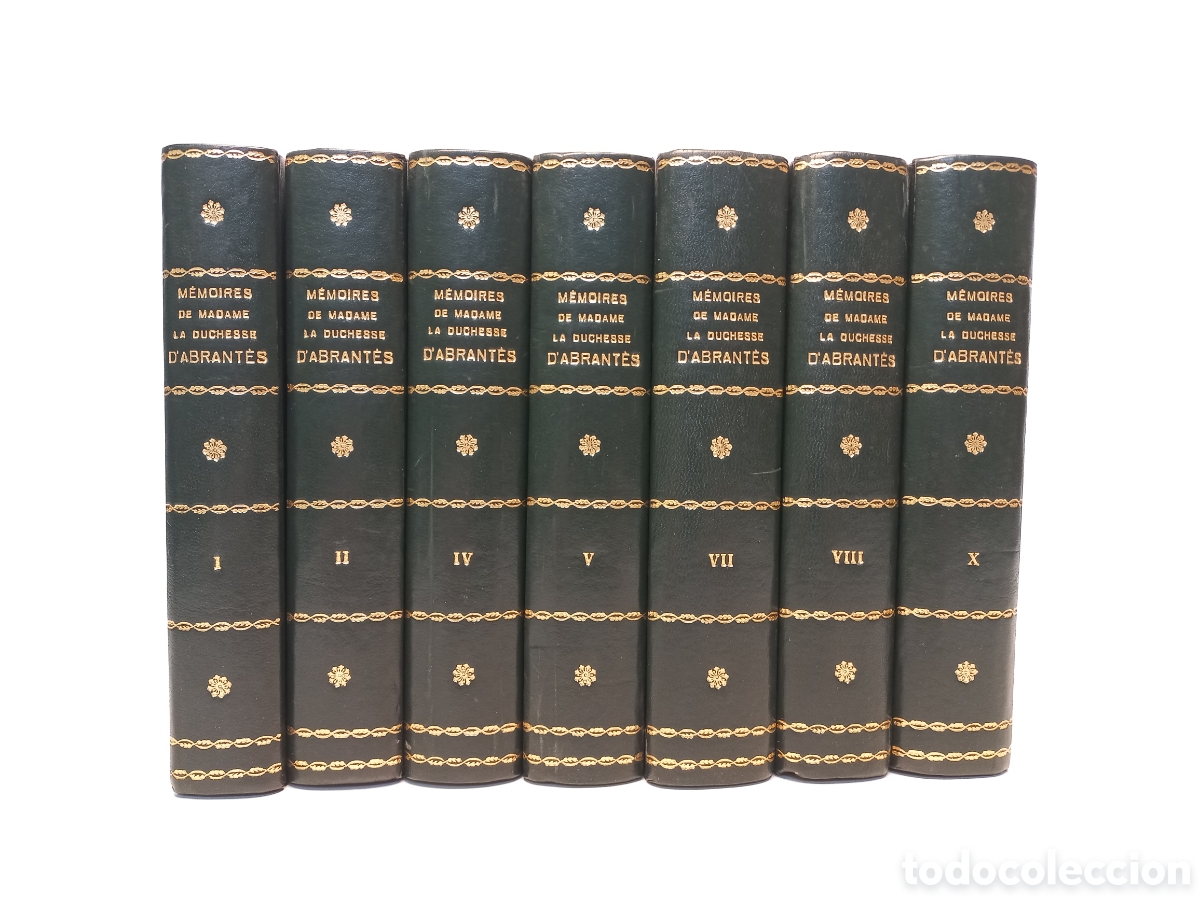 Libros antiguos: Memoires de Madame la Duchesse dAbrantes. Garnier Freres. - Foto 2
