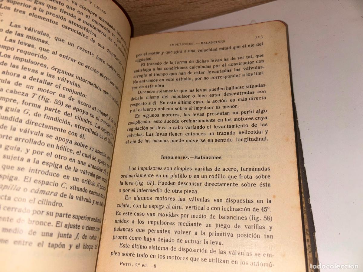 Libros antiguos: El motor de explosion E. Petit Gustavo Gili / 1936 / - Foto 7