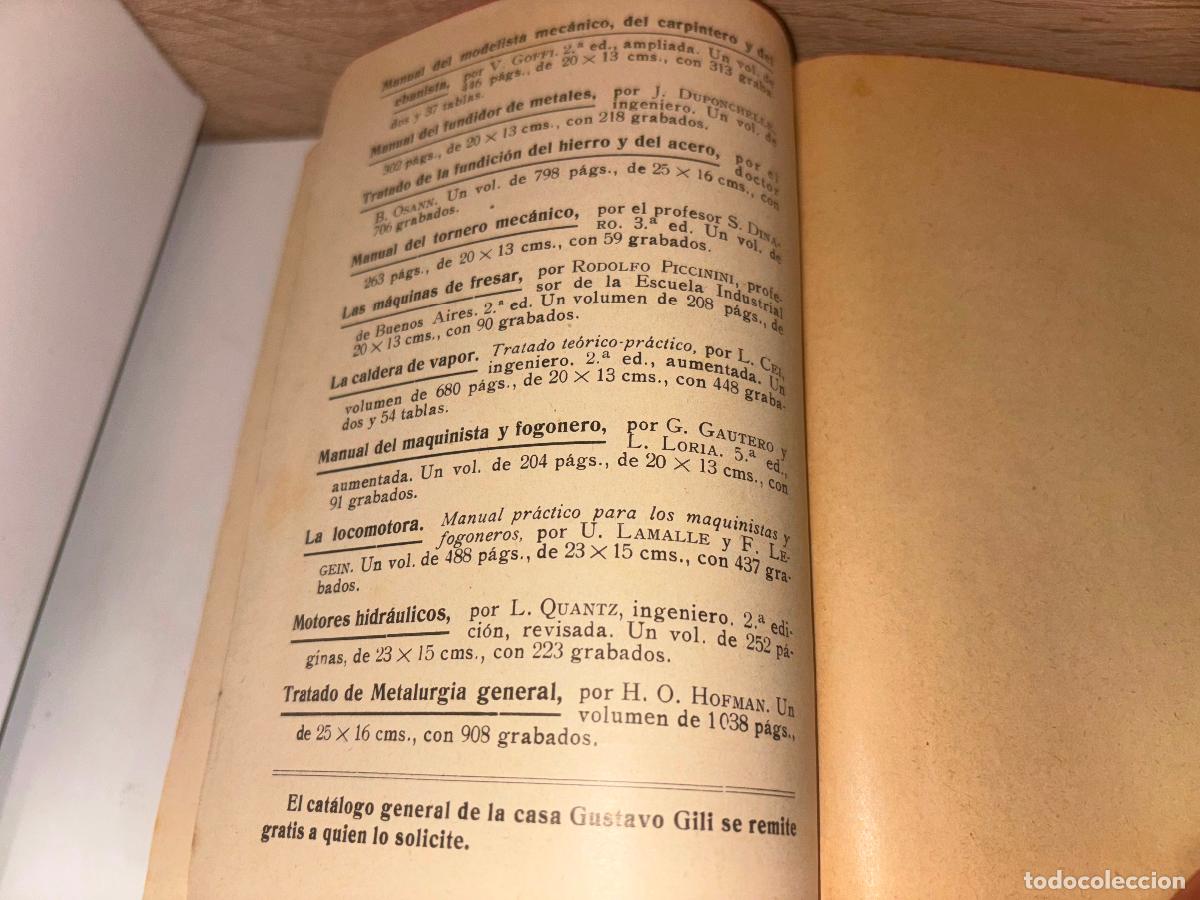 Libros antiguos: El motor de explosion E. Petit Gustavo Gili / 1936 / - Foto 10