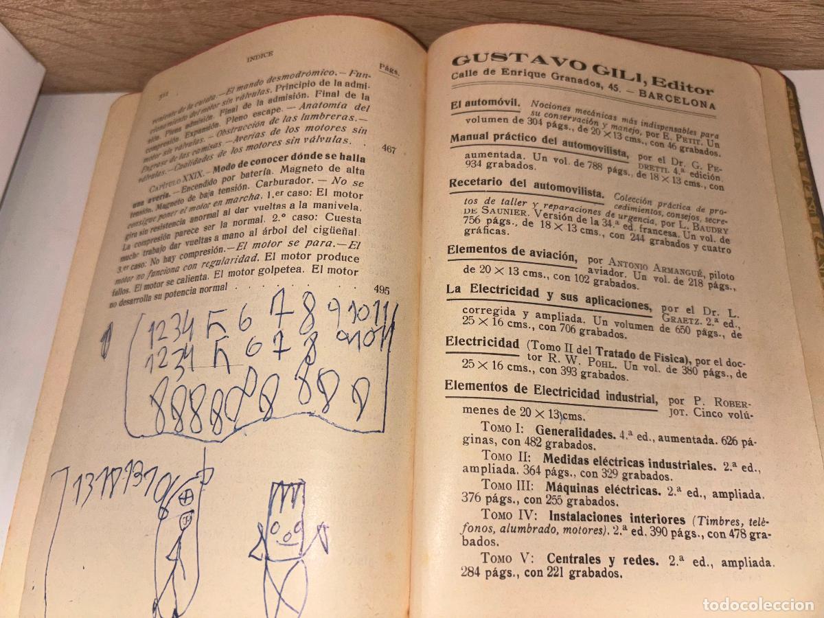 Libros antiguos: El motor de explosion E. Petit Gustavo Gili / 1936 / - Foto 12