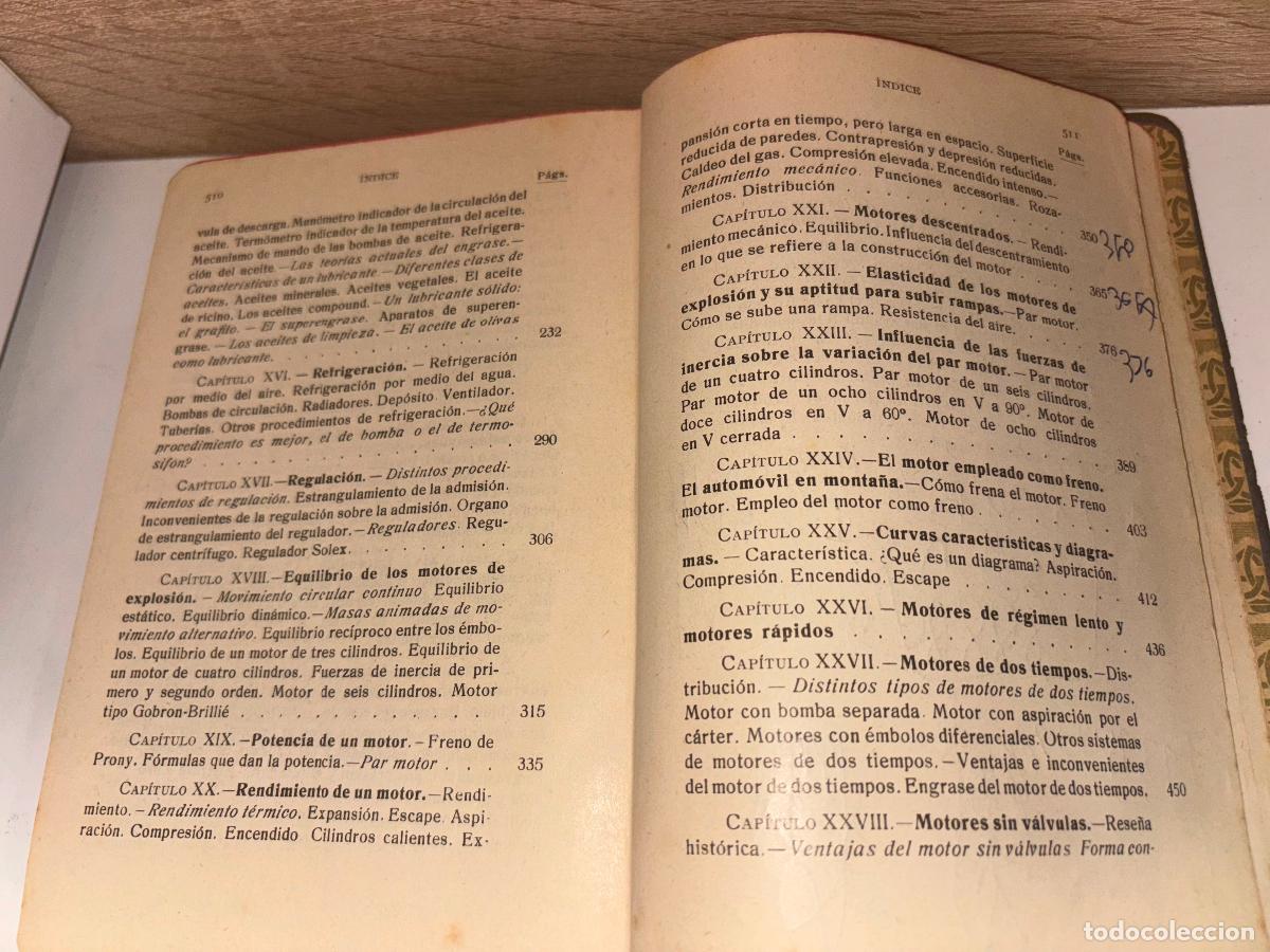 Libros antiguos: El motor de explosion E. Petit Gustavo Gili / 1936 / - Foto 13