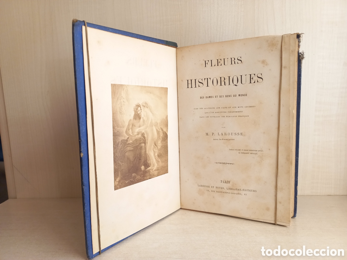 Libros antiguos: Fleurs historiques. Larousse. Larousse et Boyer. - Foto 5