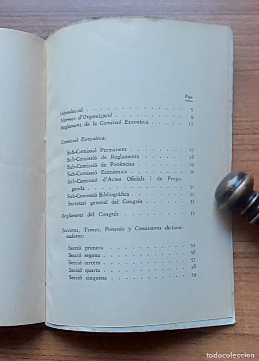 Libros antiguos: CONGRES JURIDIC CATALA 1936 - Foto 2