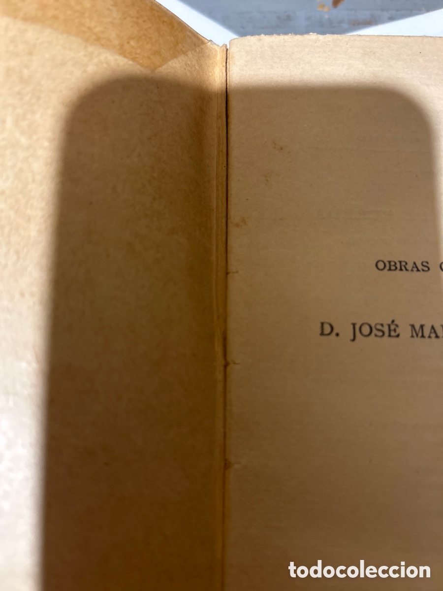 Libros antiguos: Obras completas de D Jos&eacute; M. De Pereda. Tomo XI - Foto 2