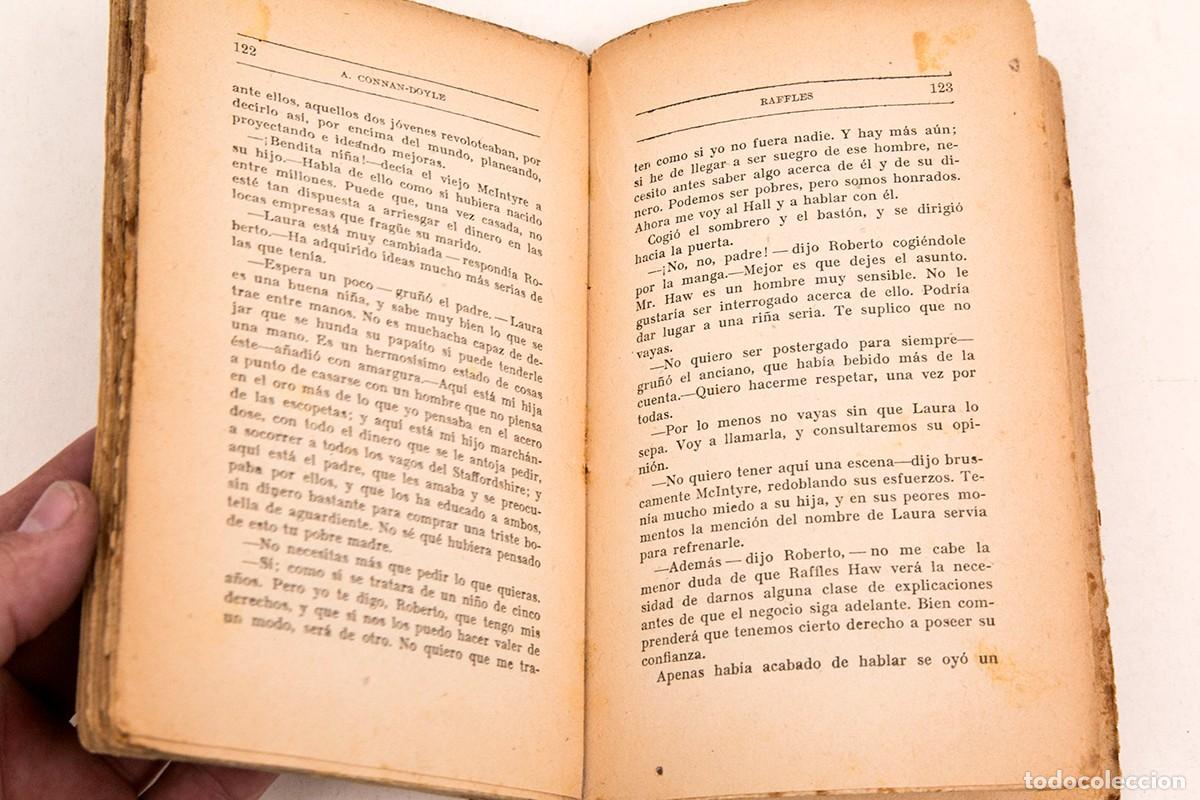 Libros antiguos: CONAN DOYLE - RAFFLES - RARO - SHERLOCK HOLMES - Foto 4