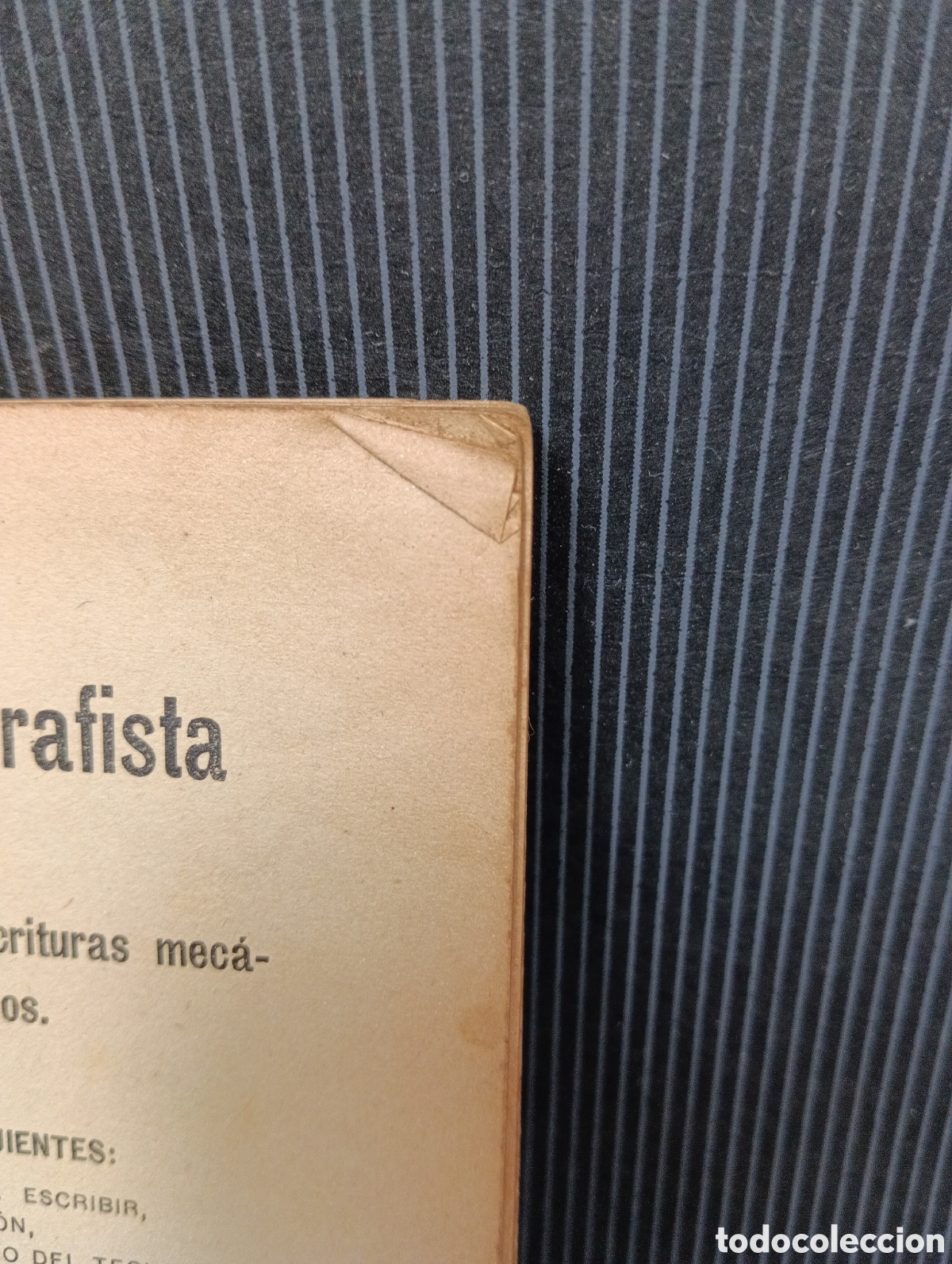 Libros antiguos: LIBRO GUIA DEL MECANOGRAFISTA. 1914 - Foto 3