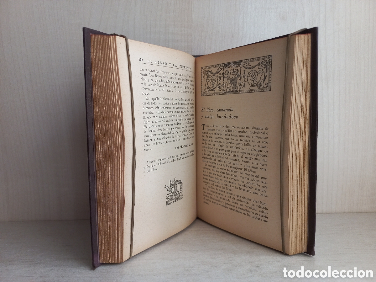Libros antiguos: El libro y la Imprenta. Beltr&aacute;n, 1931. Ilustrado. - Foto 5