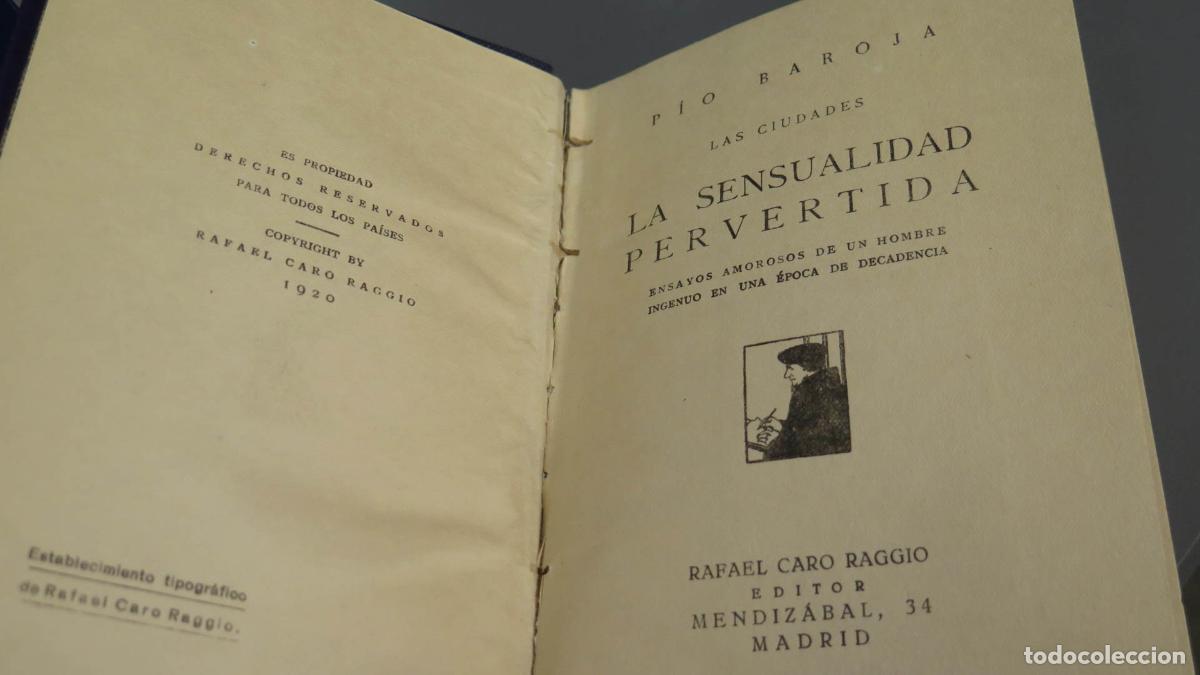 Libros antiguos: LA SENSUALIDAD PERVERTIDA BAROJA - Foto 2