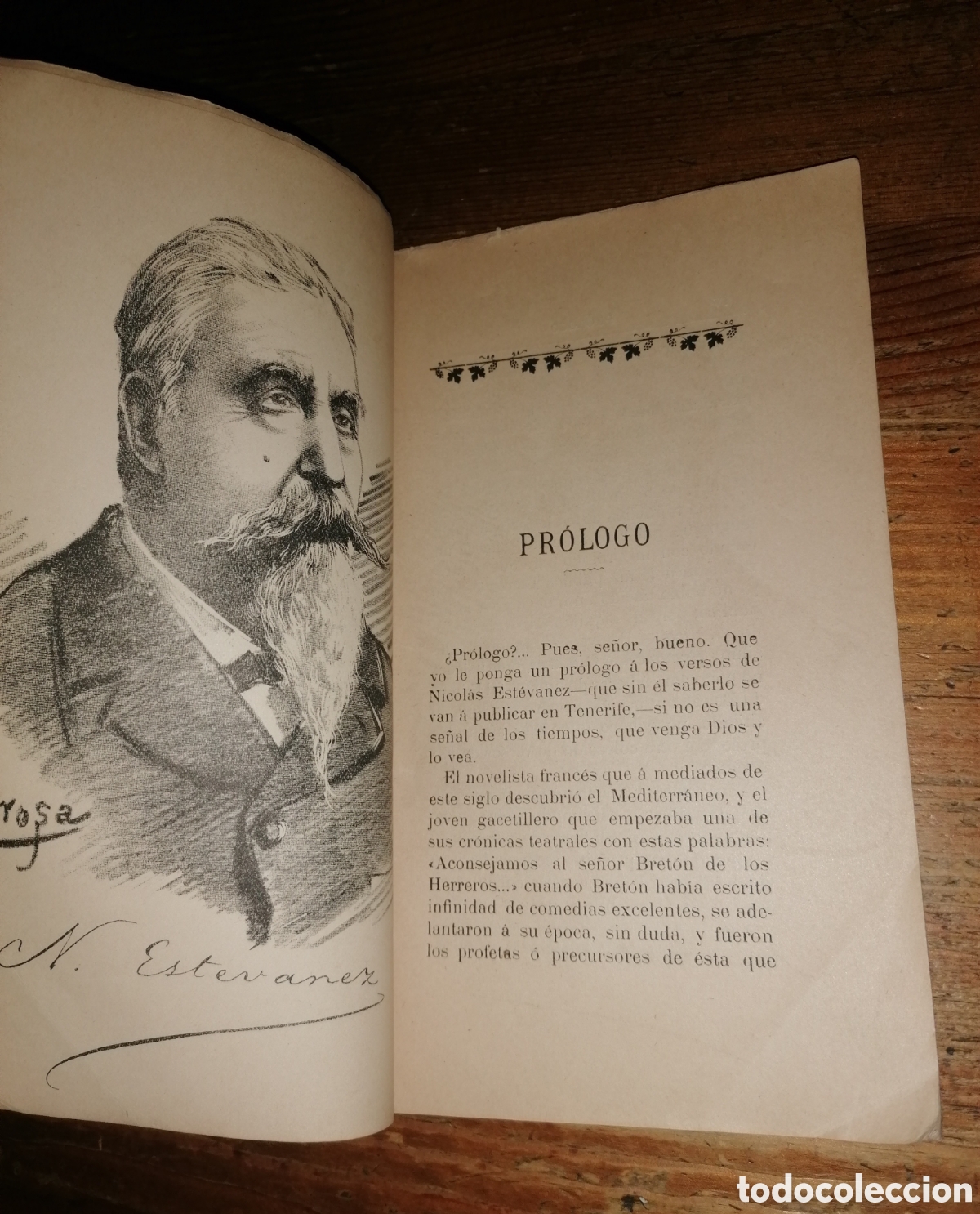 Libros antiguos: MUSA CANARIA - NICOL&Aacute;S EST&Eacute;VANEZ - 1900 - Foto 4