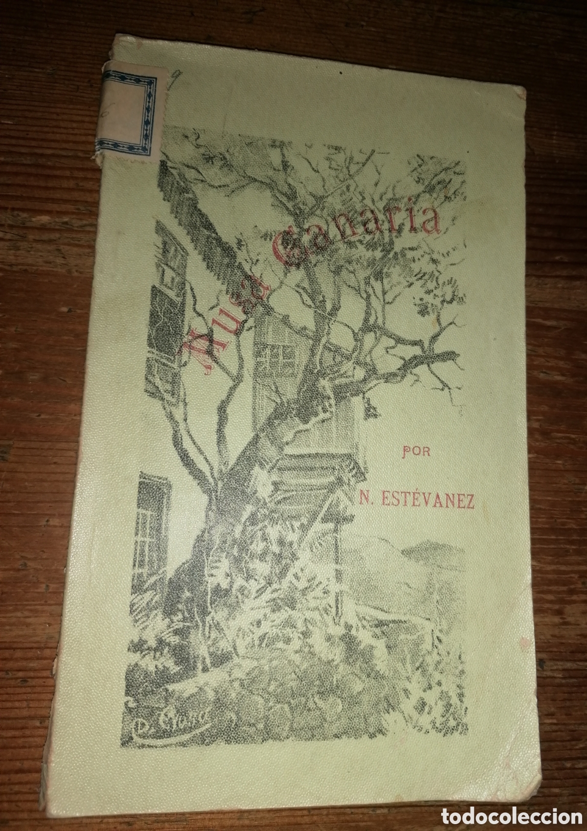 Libros antiguos: MUSA CANARIA - NICOL&Aacute;S EST&Eacute;VANEZ - 1900 - Foto 1