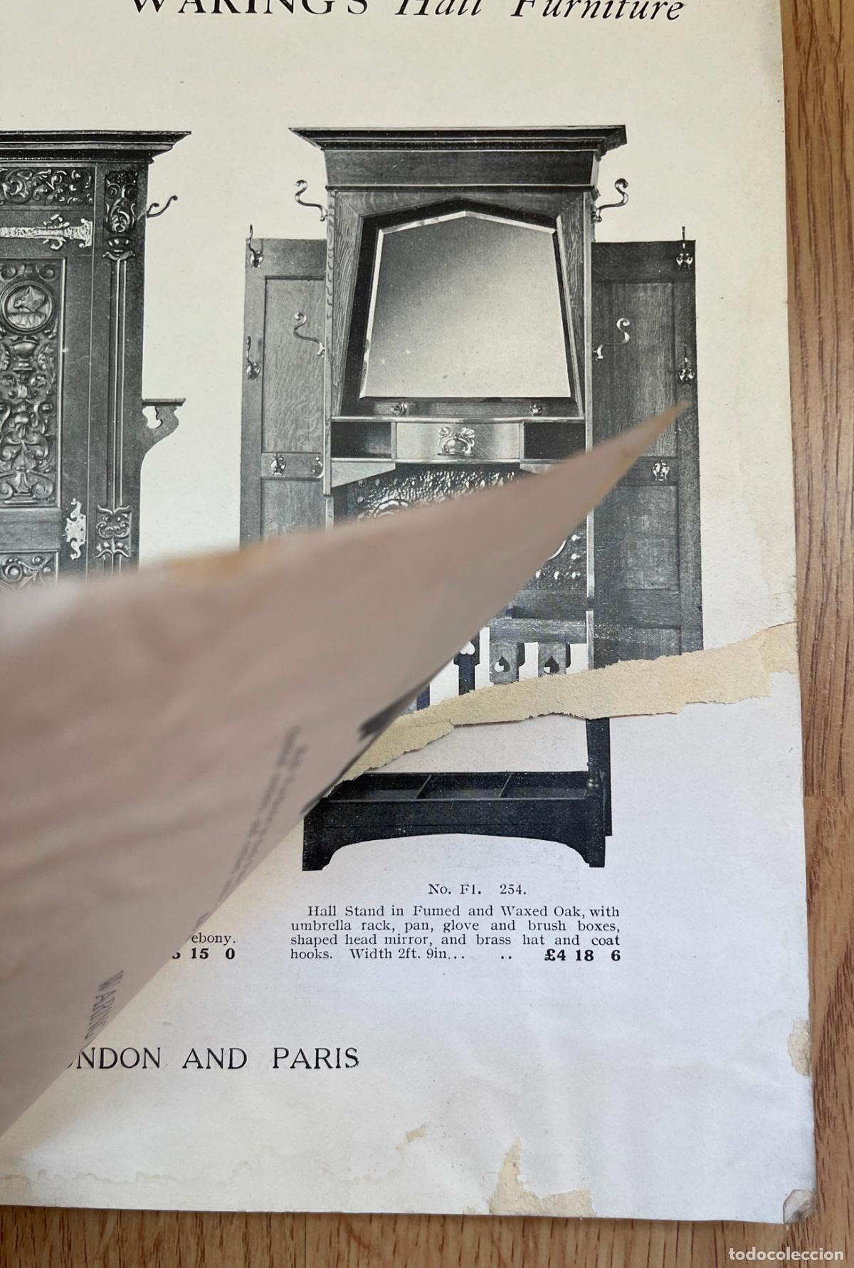 Libros antiguos: Cat&aacute;logo muebles WARINGS - 19?? - Foto 3