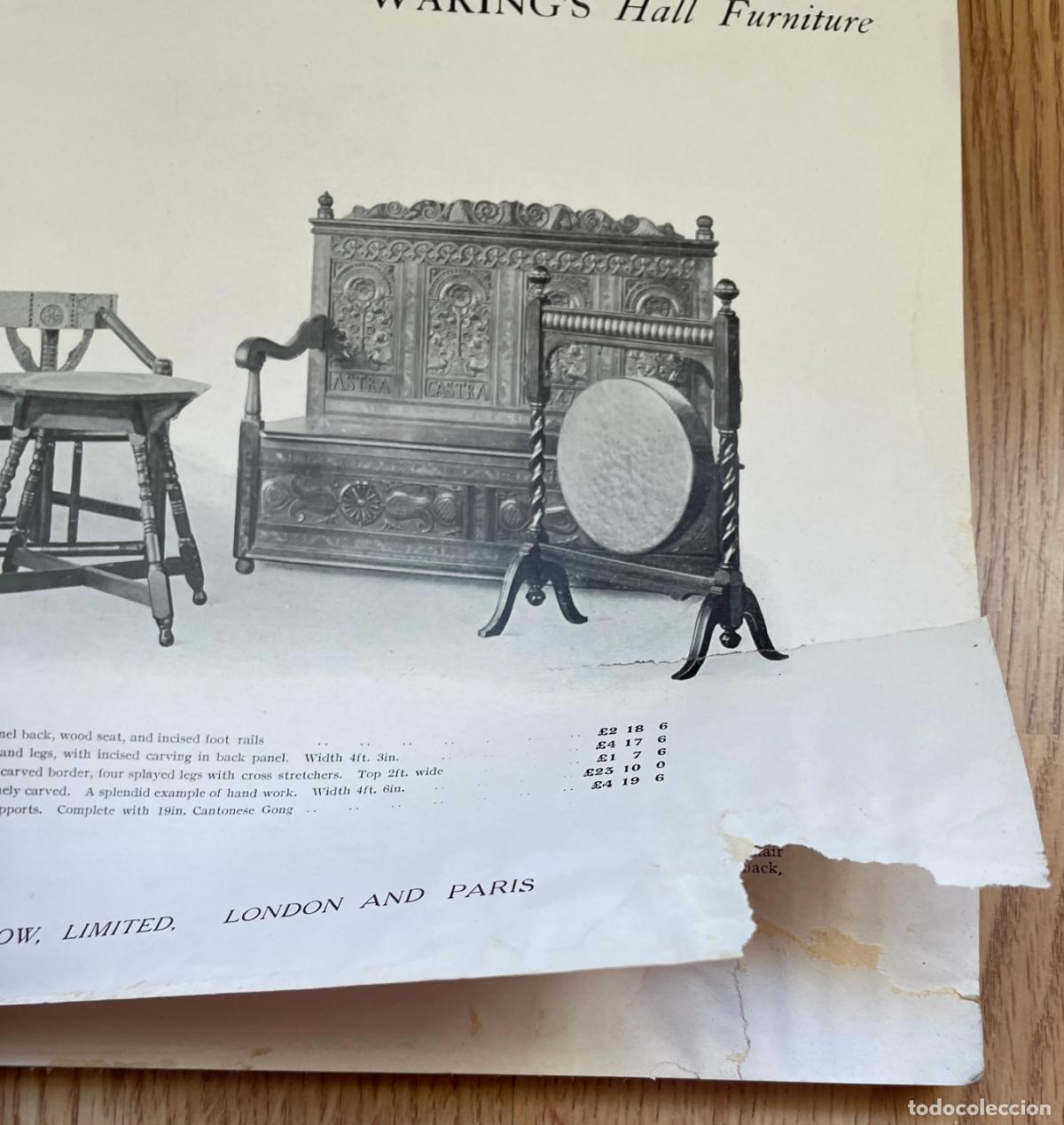 Libros antiguos: Cat&aacute;logo muebles WARINGS - 19?? - Foto 6