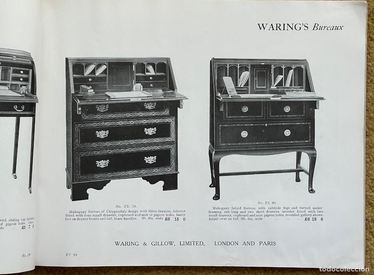 Libros antiguos: Cat&aacute;logo muebles WARINGS - 19?? - Foto 11
