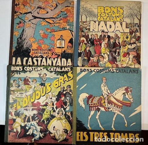 Libri antichi: BONS COSTUMS CATALANS, Vol I, Vol III, Vol V, Vol VI, Foment de Pietat