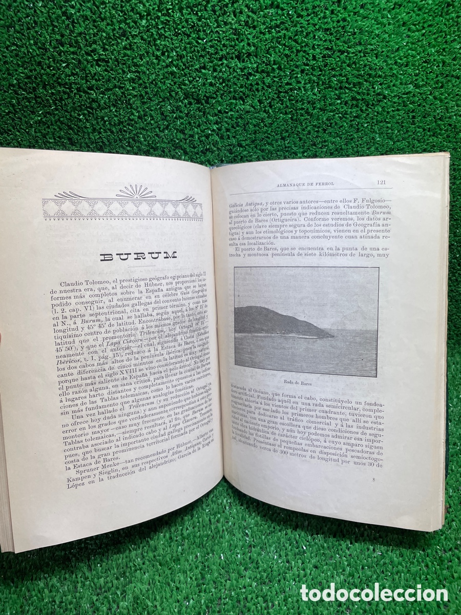 Libros antiguos: Almanaque de Ferrol 1909 - Leandro de Saralegui- B4 - Foto 6