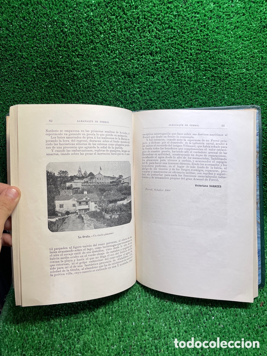 Libros antiguos: Almanaque de Ferrol 1909 - Leandro de Saralegui- B4 - Foto 7