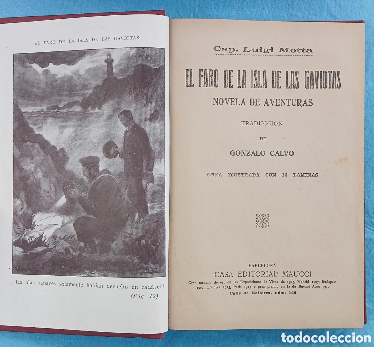 Libros antiguos: El faro de la isla de las gaviotas - Foto 2