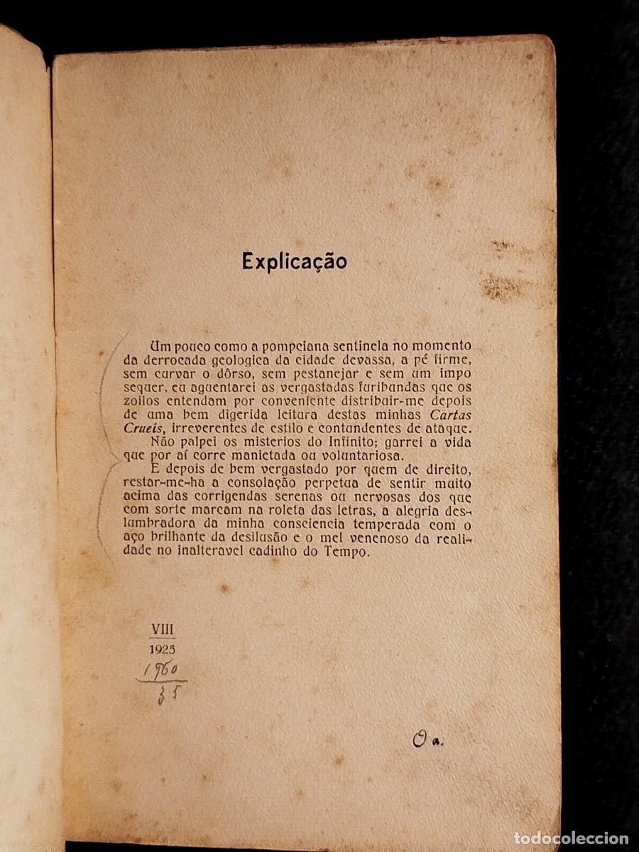 Libros antiguos: 1925. Cartas crueis. Jeronimo M.S. Paiva. - Foto 5