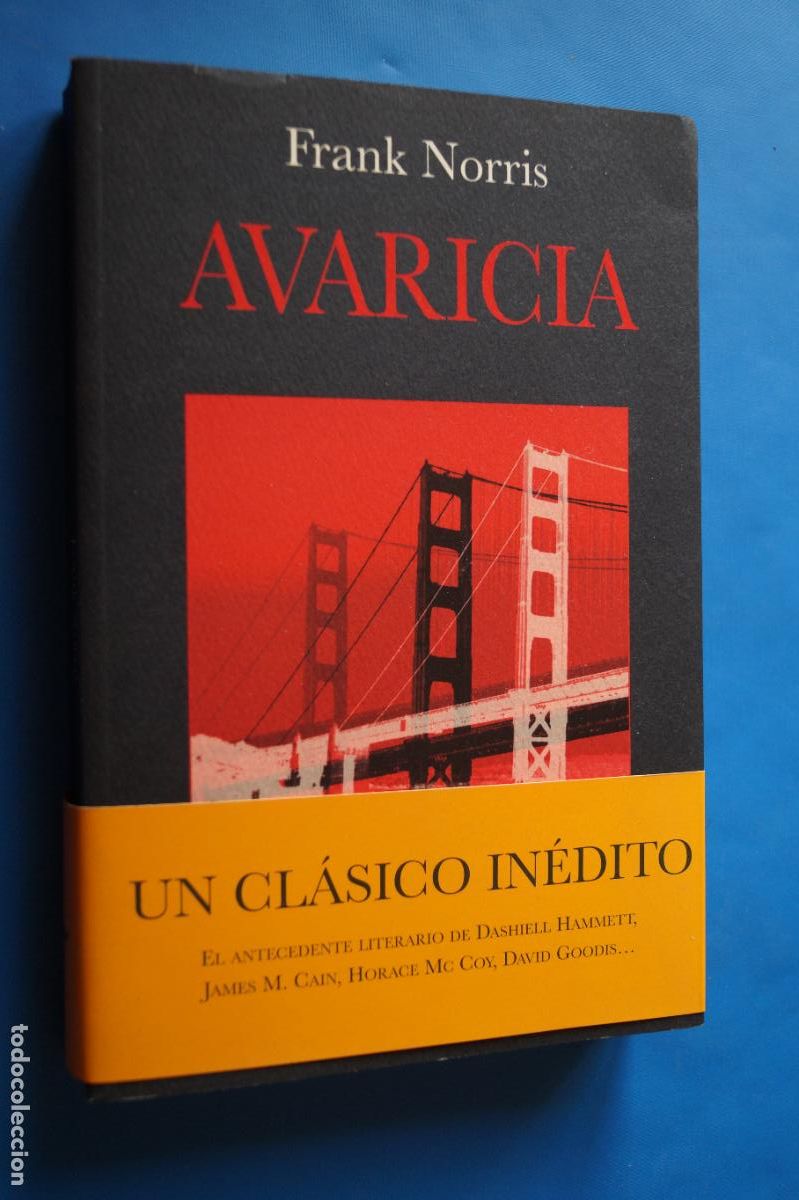 Libros antiguos: AVARICIA. FRANK NORRIS - Foto 1