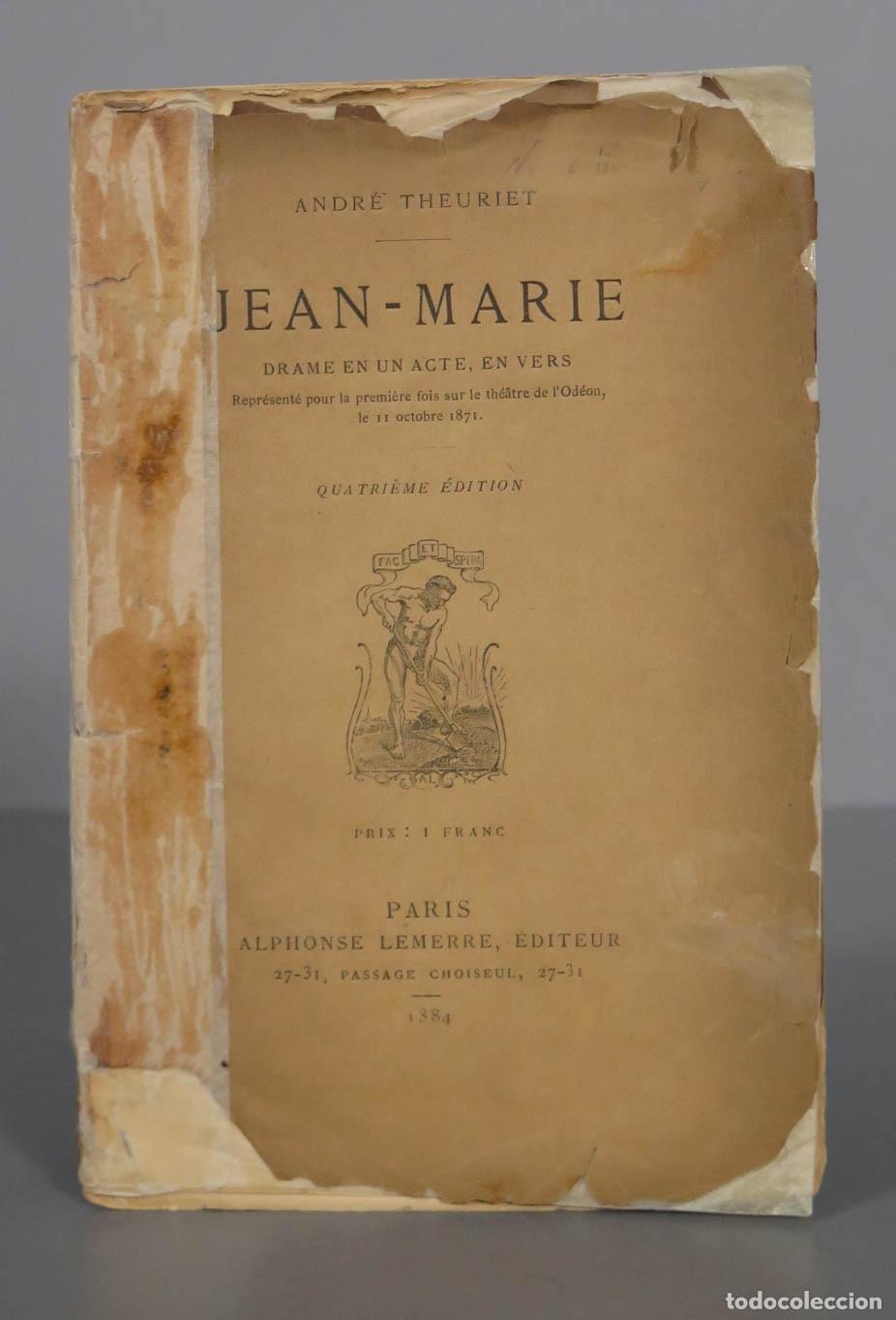 Libros antiguos: JEAN-MARIE. THEURIET. 1884 - Foto 1