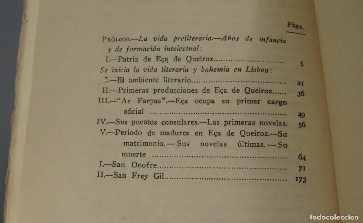 Libros antiguos: SAN ONOFRE. Obras de E&ccedil;a de Queiroz. - Foto 2