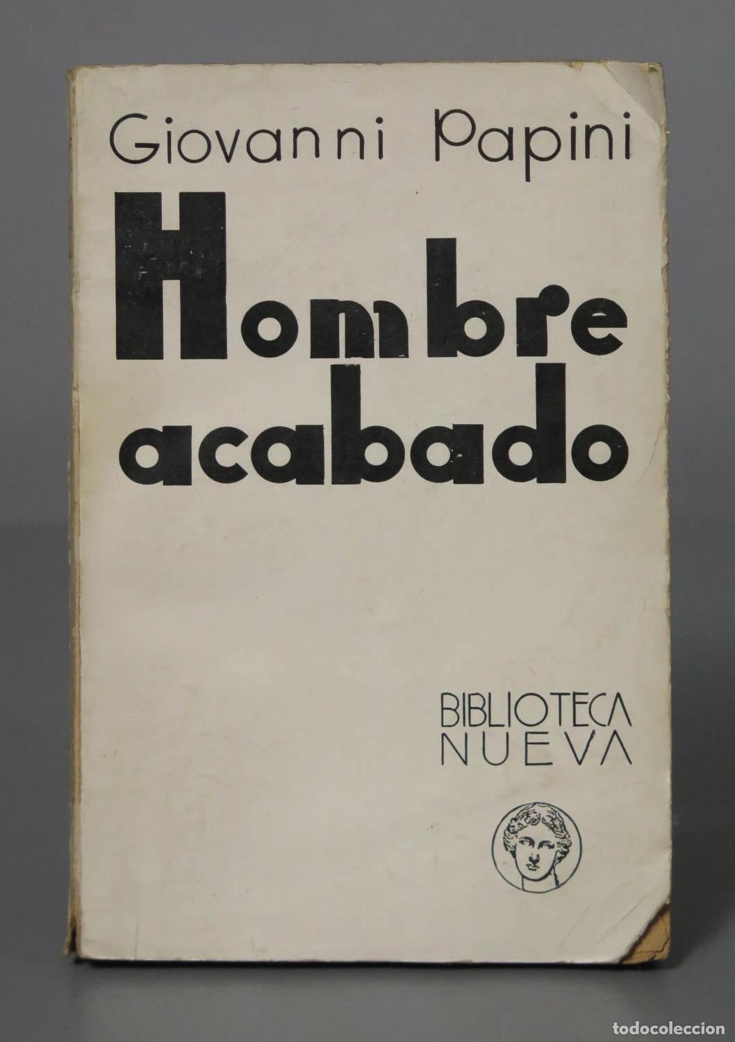 Libros antiguos: Hombre acabado. Giovanni Panini. 1931 - Foto 1