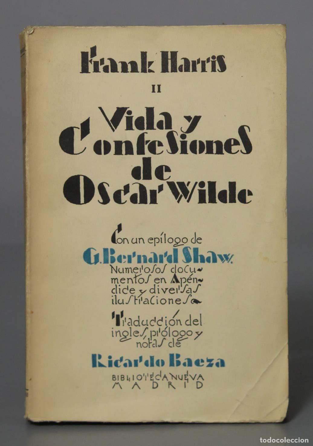 Libros antiguos: Vida y confesiones de Oscar Wilde Harris, Frank - Foto 1